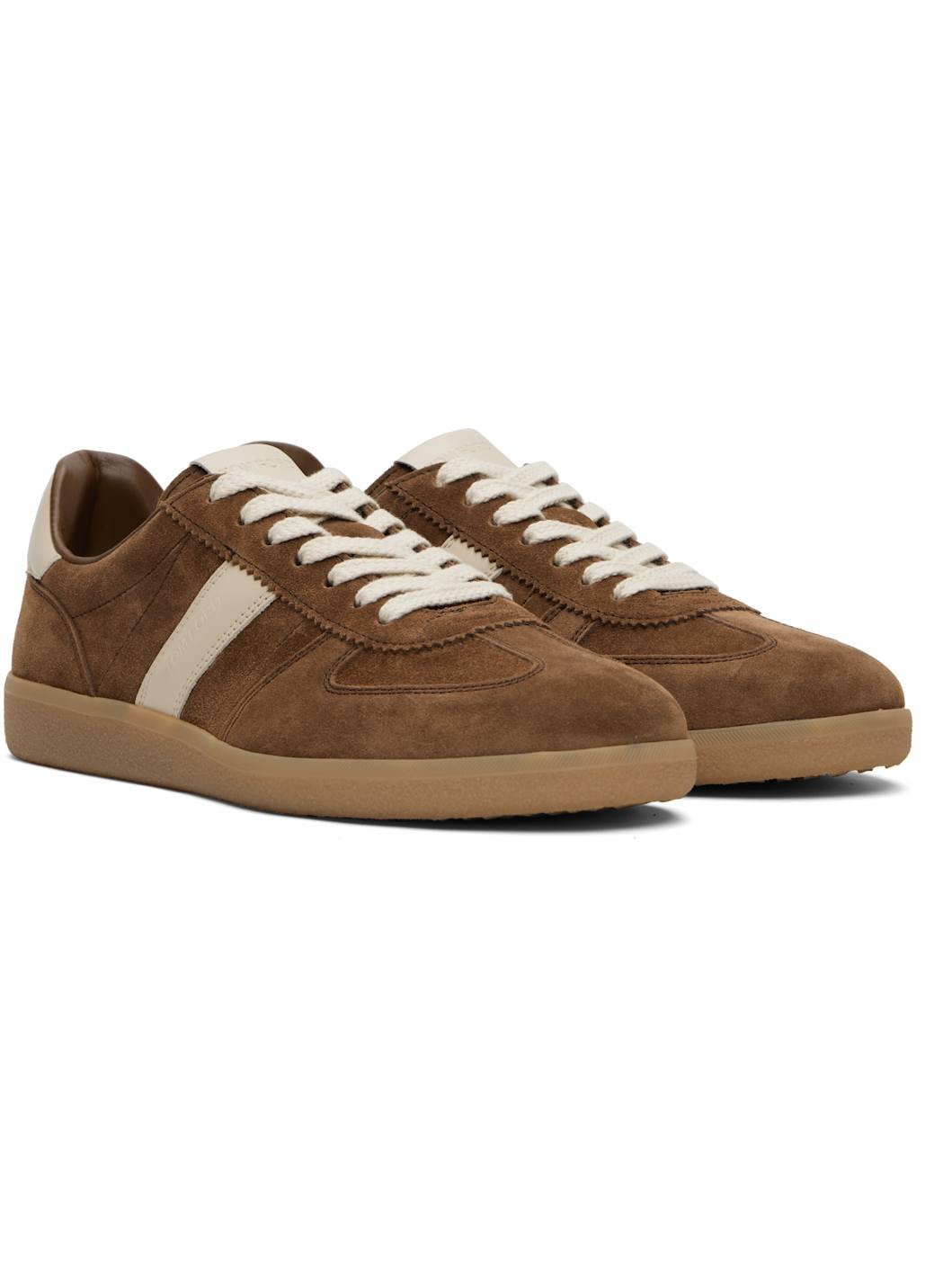 Brown Suede Archer Sneakers - 4