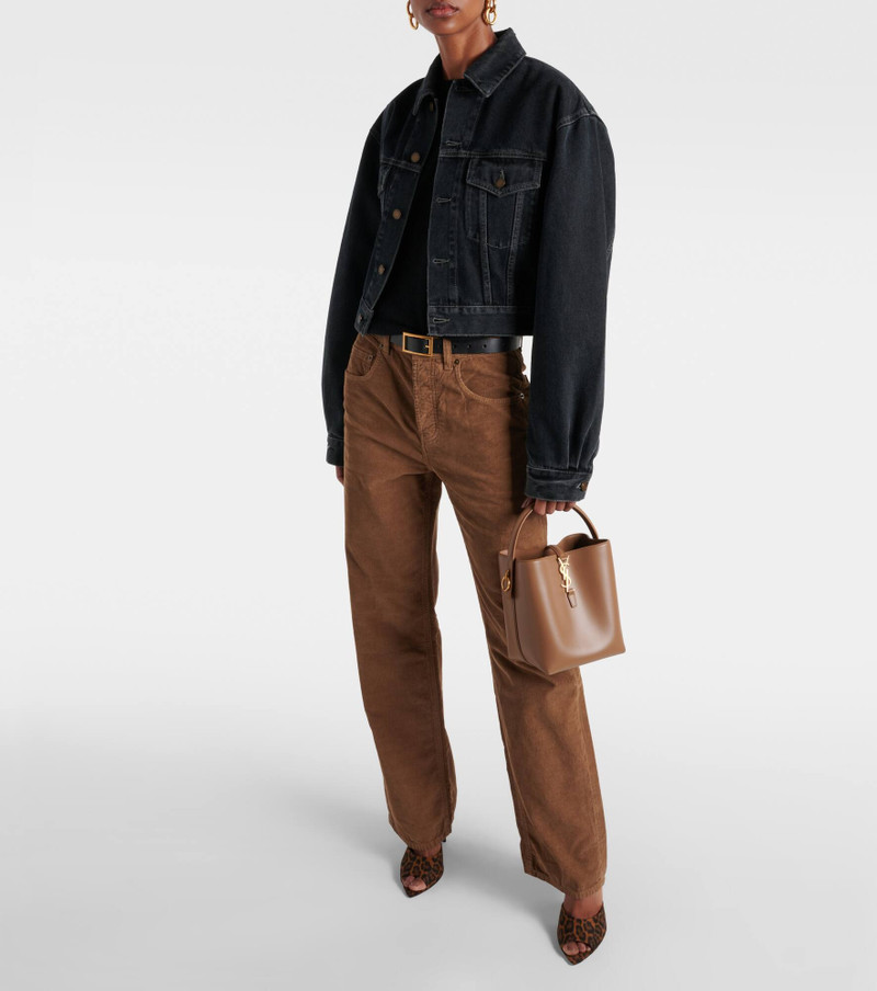 SAINT LAURENT Le 37 Small leather bucket bag outlook