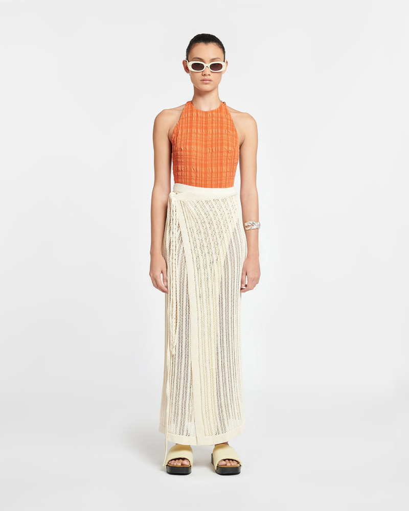 Nanushka Crochet Sarong Skirt outlook