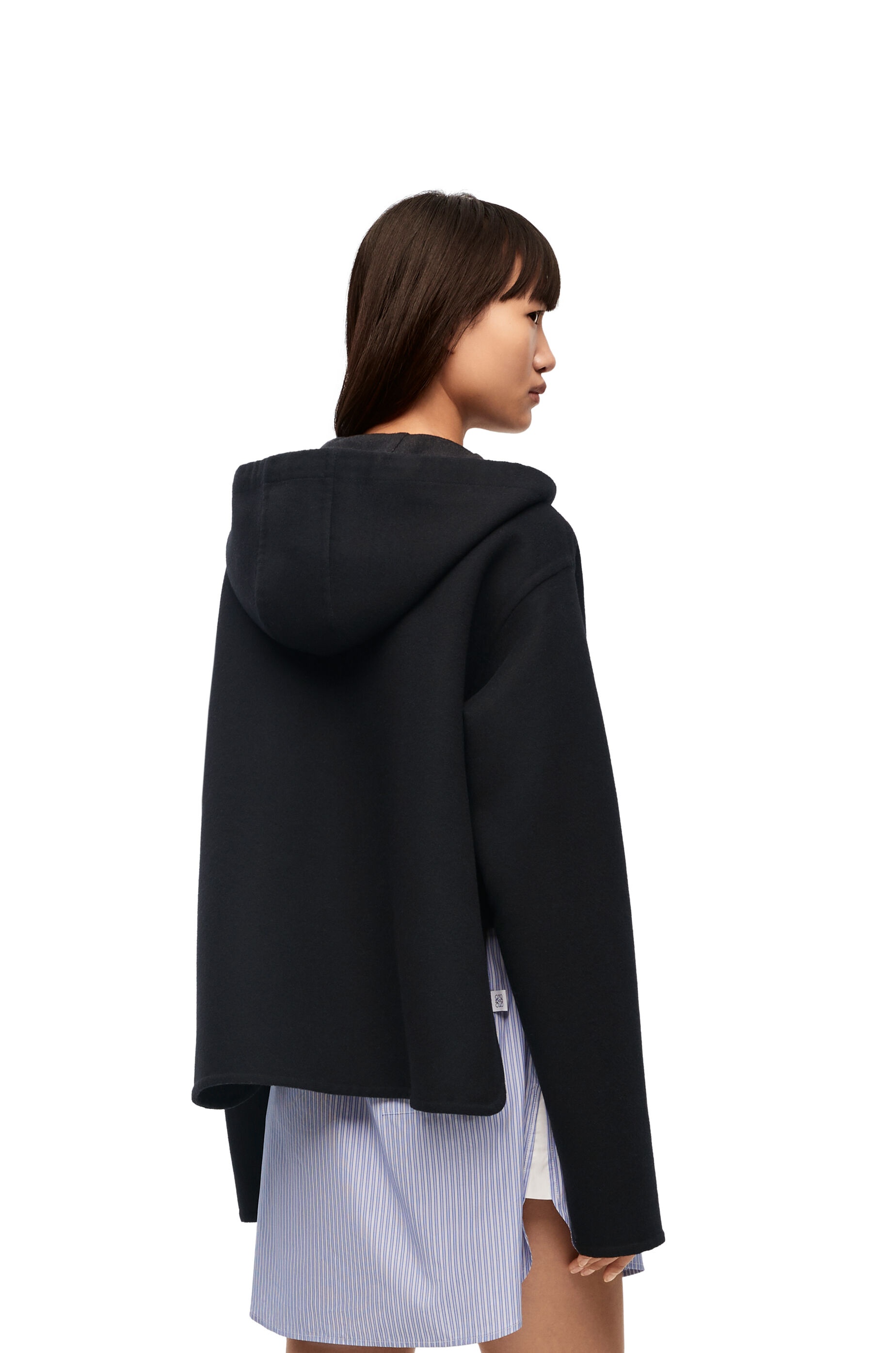 Hooded jacket in wool - 4