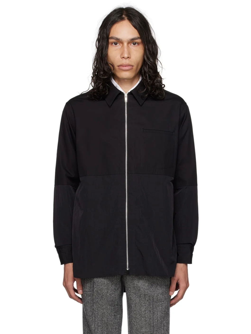 Black Combine Jacket - 1