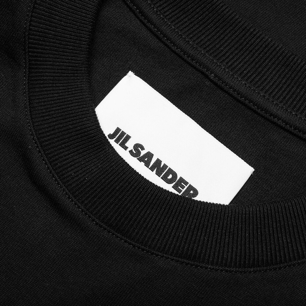 CREWNECK T-SHIRT - BLACK - 3