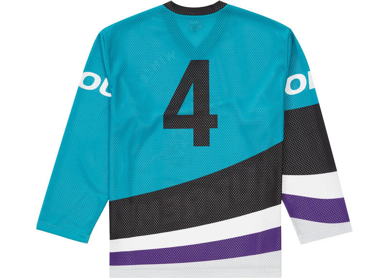 Supreme Supreme Crossover Hockey Jersey Teal outlook