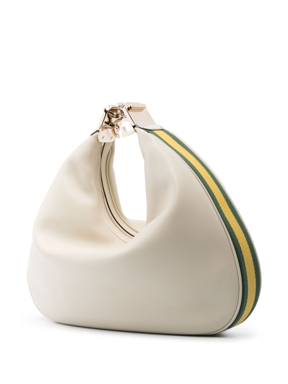 Attache leather shoulder bag - 3