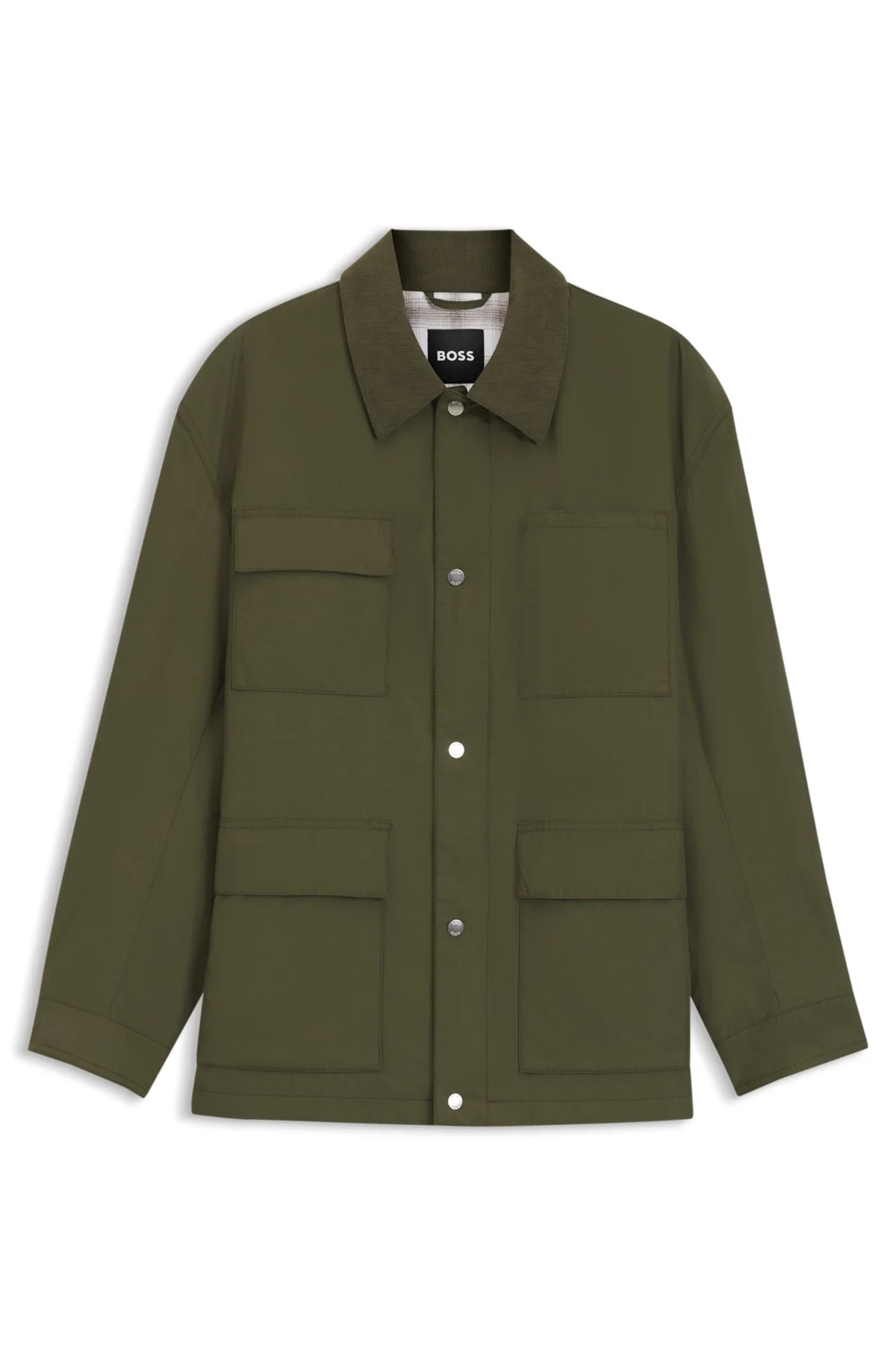 WATER-REPELLENT FIELD JACKET WITH CHECKED LINING - 1