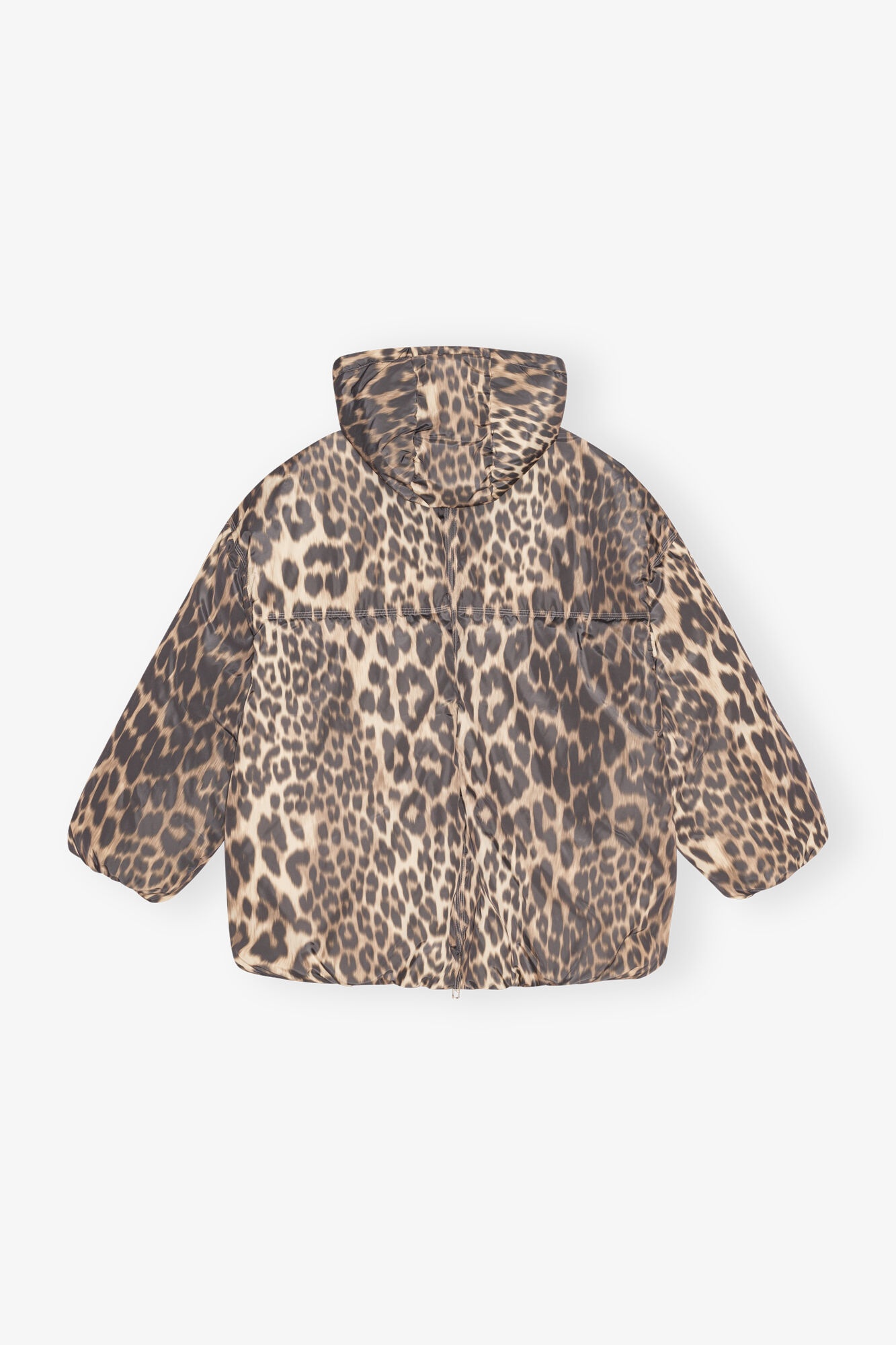 LEOPARD MIDI PUFFER JACKET - 6