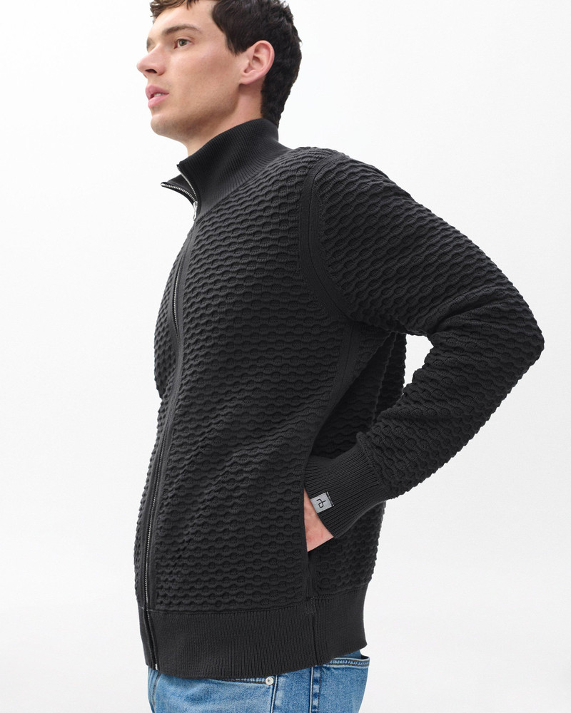 Andrew Cotton Full-Zip Sweater 2