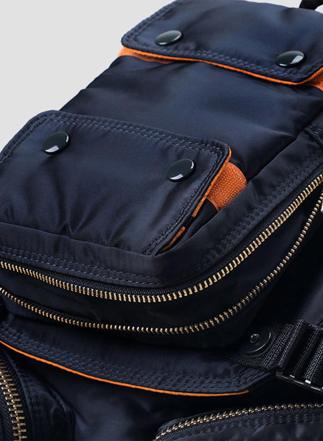 Porter-Yoshida & Co Tanker Backpack in Iron Blue - 8