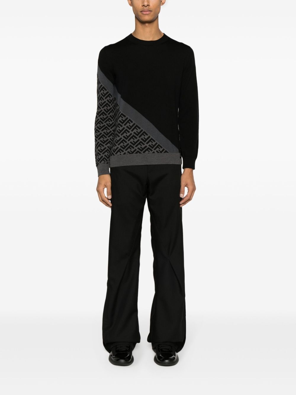 FF-pattern intarsia-knit jumper - 2