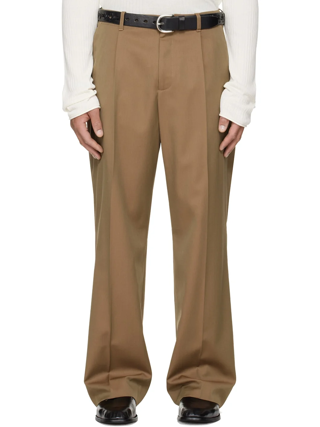 Tan Borrowed Chino Trousers - 1