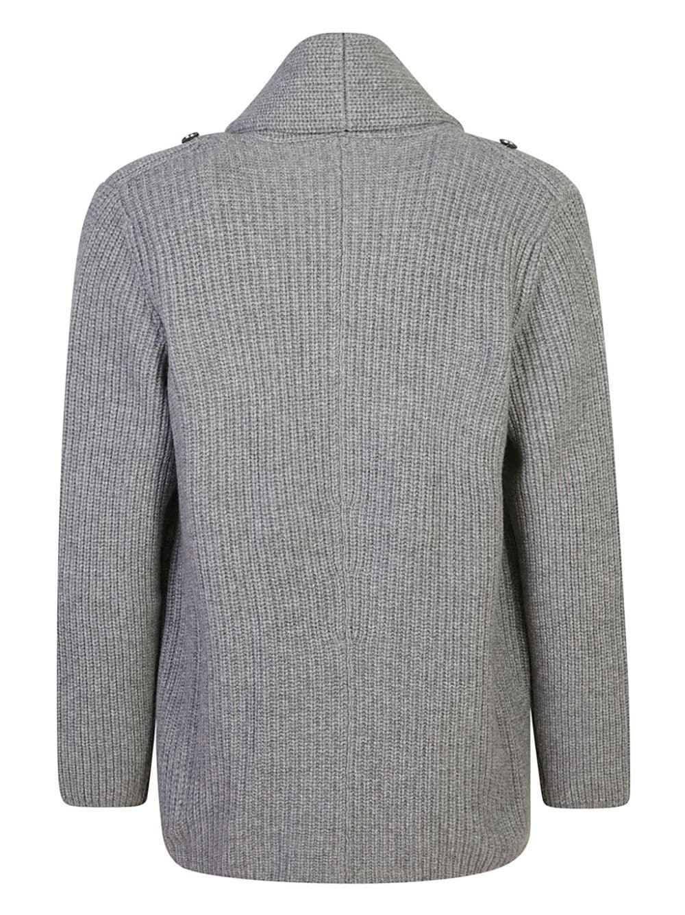 double-breasted cardigan - 2