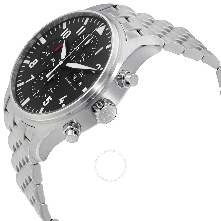 IWC Pilot Automatic Chronograph Black Dial Men's Watch IW377710 - 2