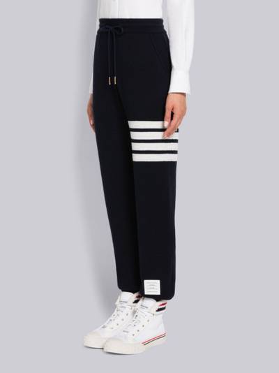 Thom Browne 4-Bar drawstring track pants outlook