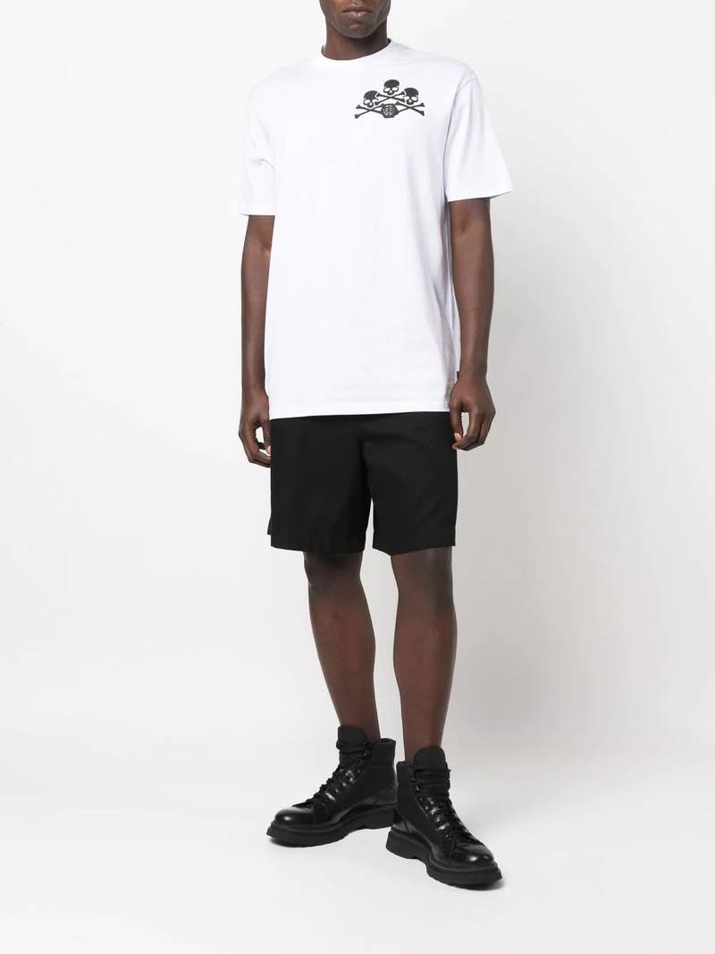 PHILIPP PLEIN skull-print detail T-shirt outlook
