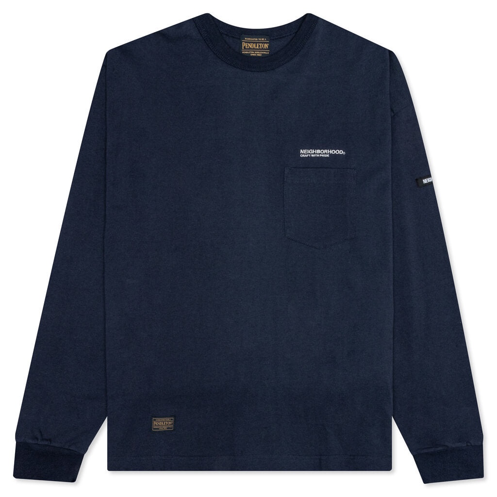 PENDLETON .CN .CO L/S TEE - NAVY - 2