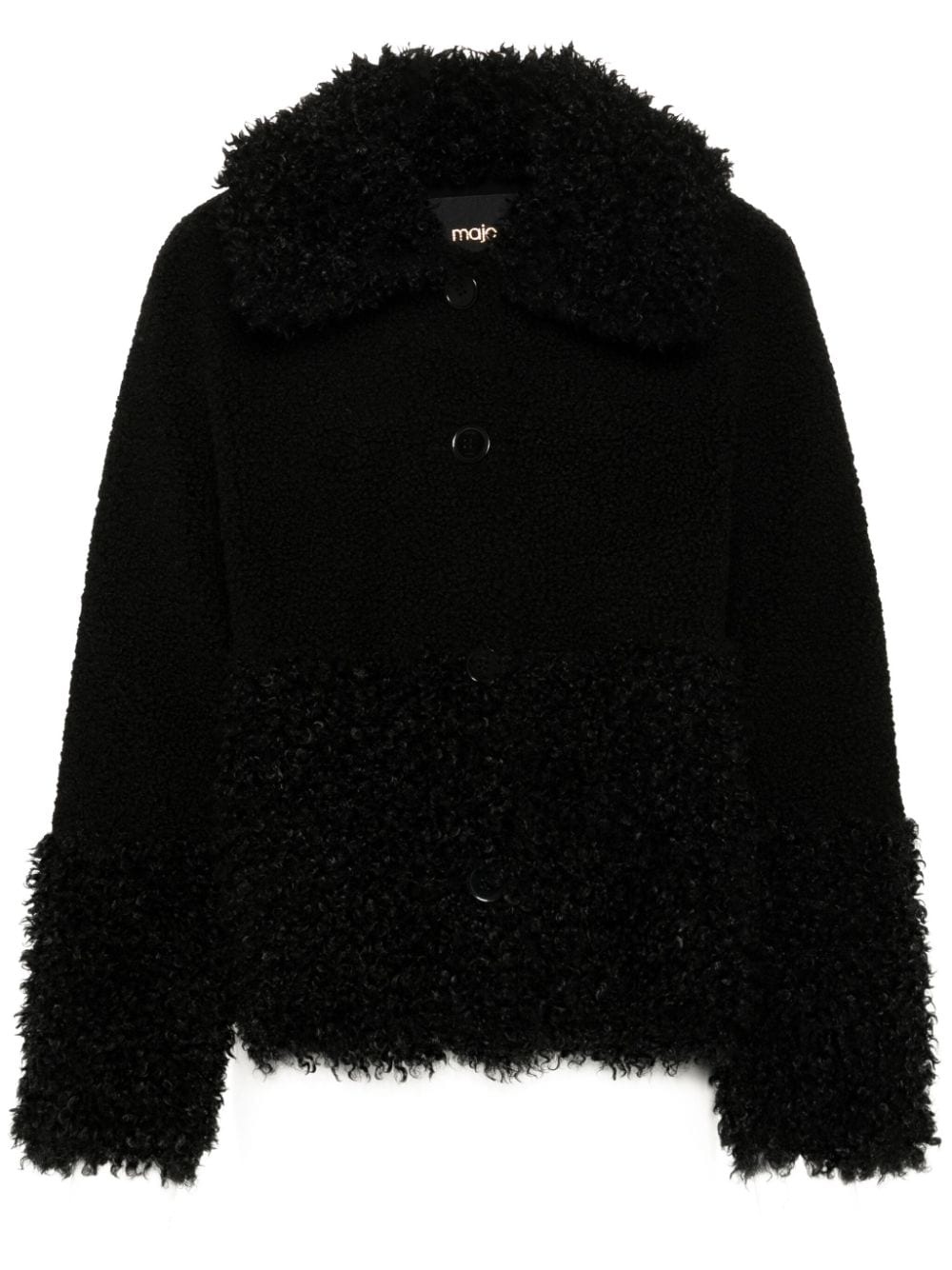 faux-shearling jacket - 1