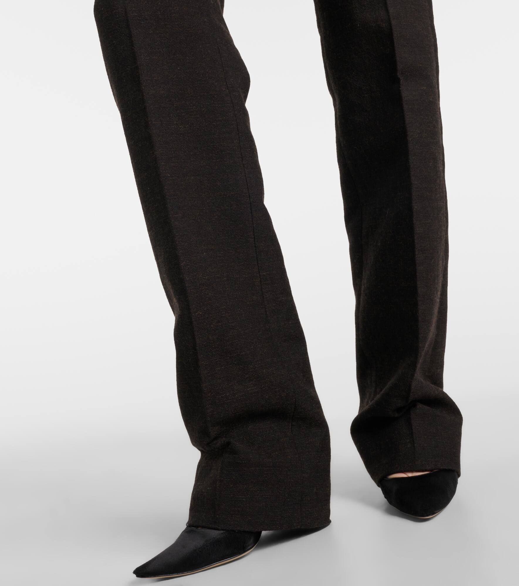Selvie cotton-blend straight pants - 5