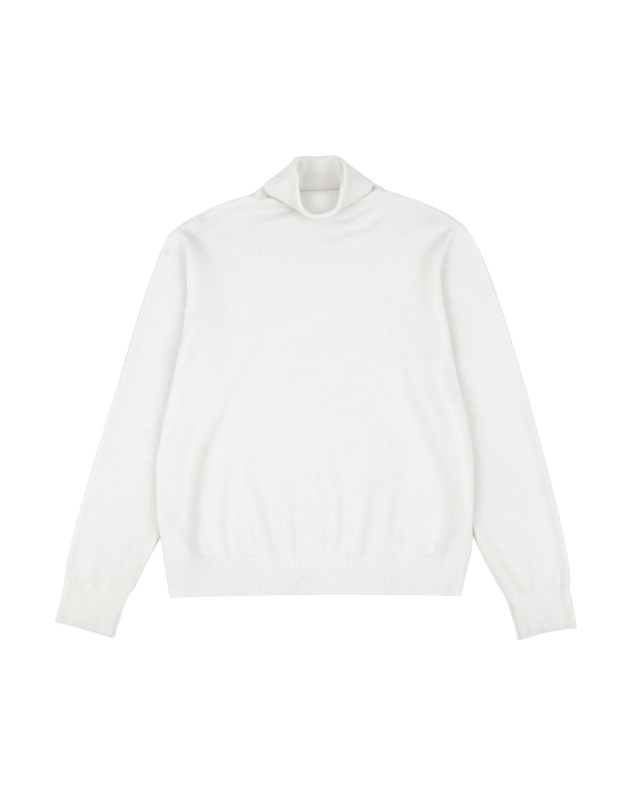 KNIT TURTLENECK BONE - 5