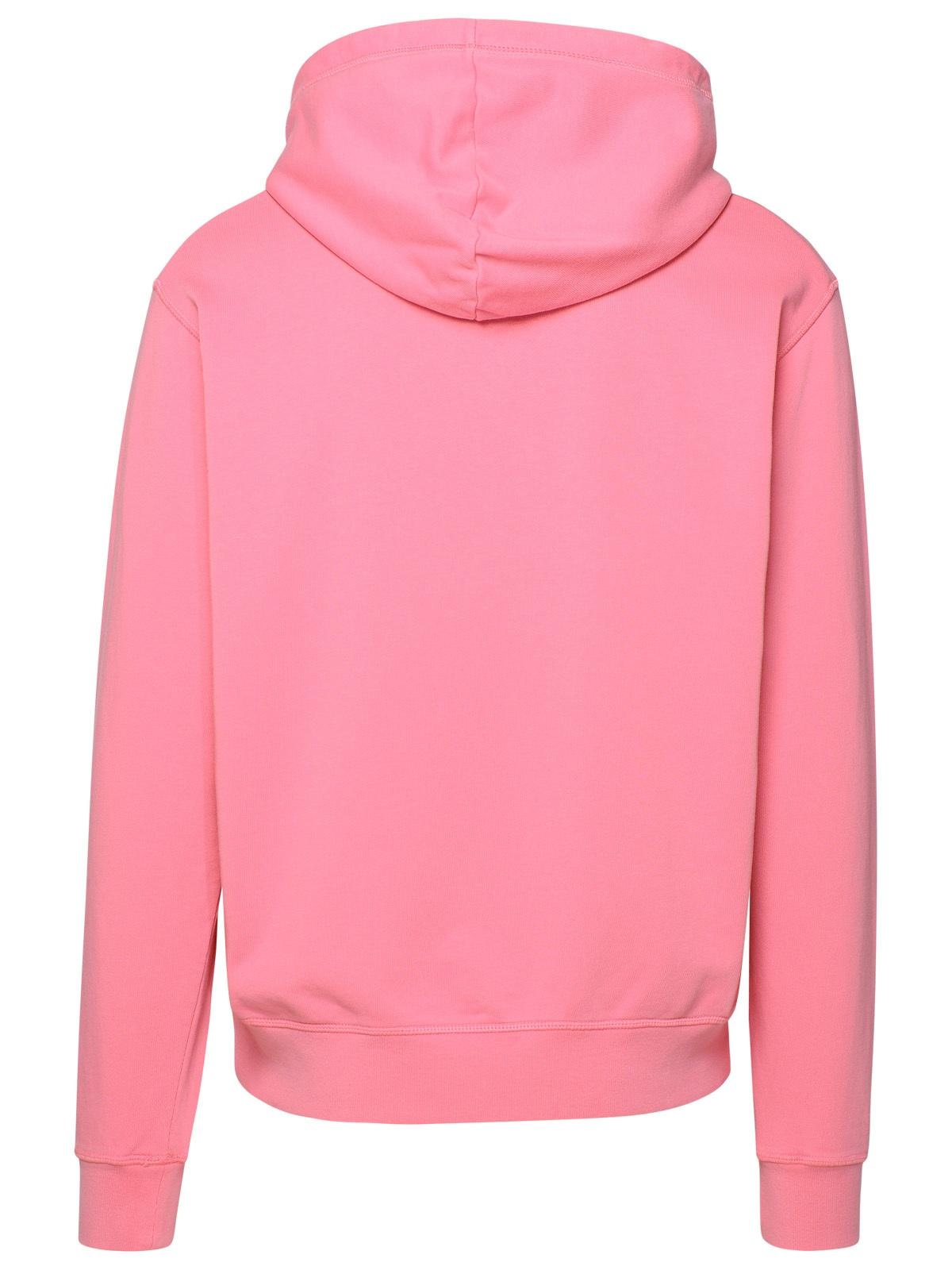 Dsquared2 Pink Cotton Hoodie - 3