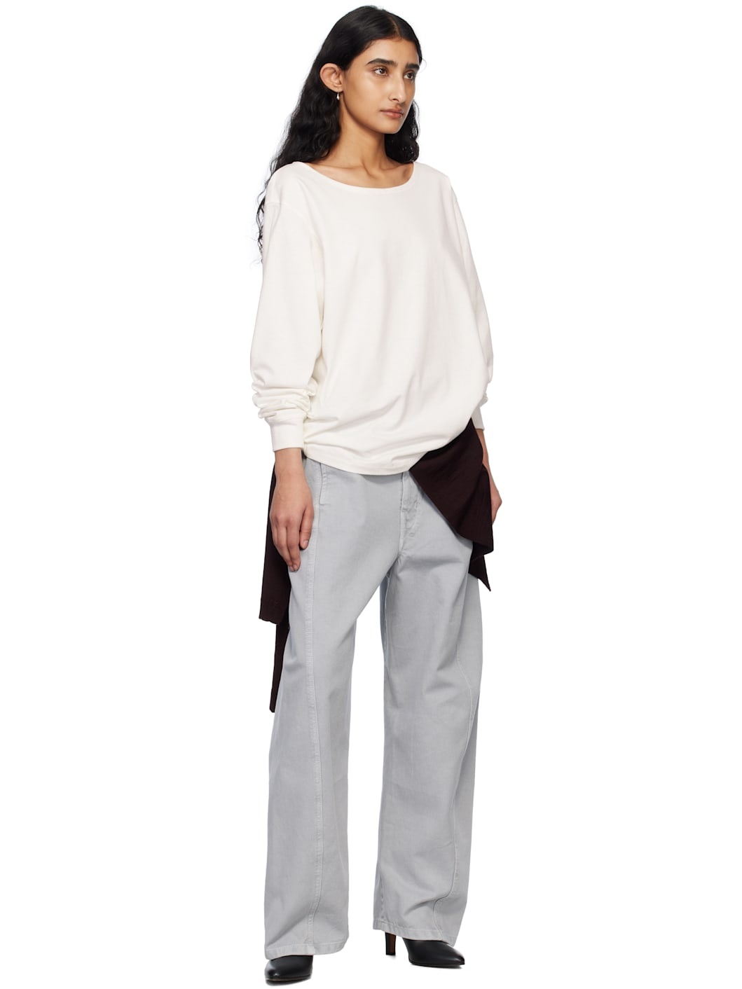 Off-White Wide Neck T-shirt - 5