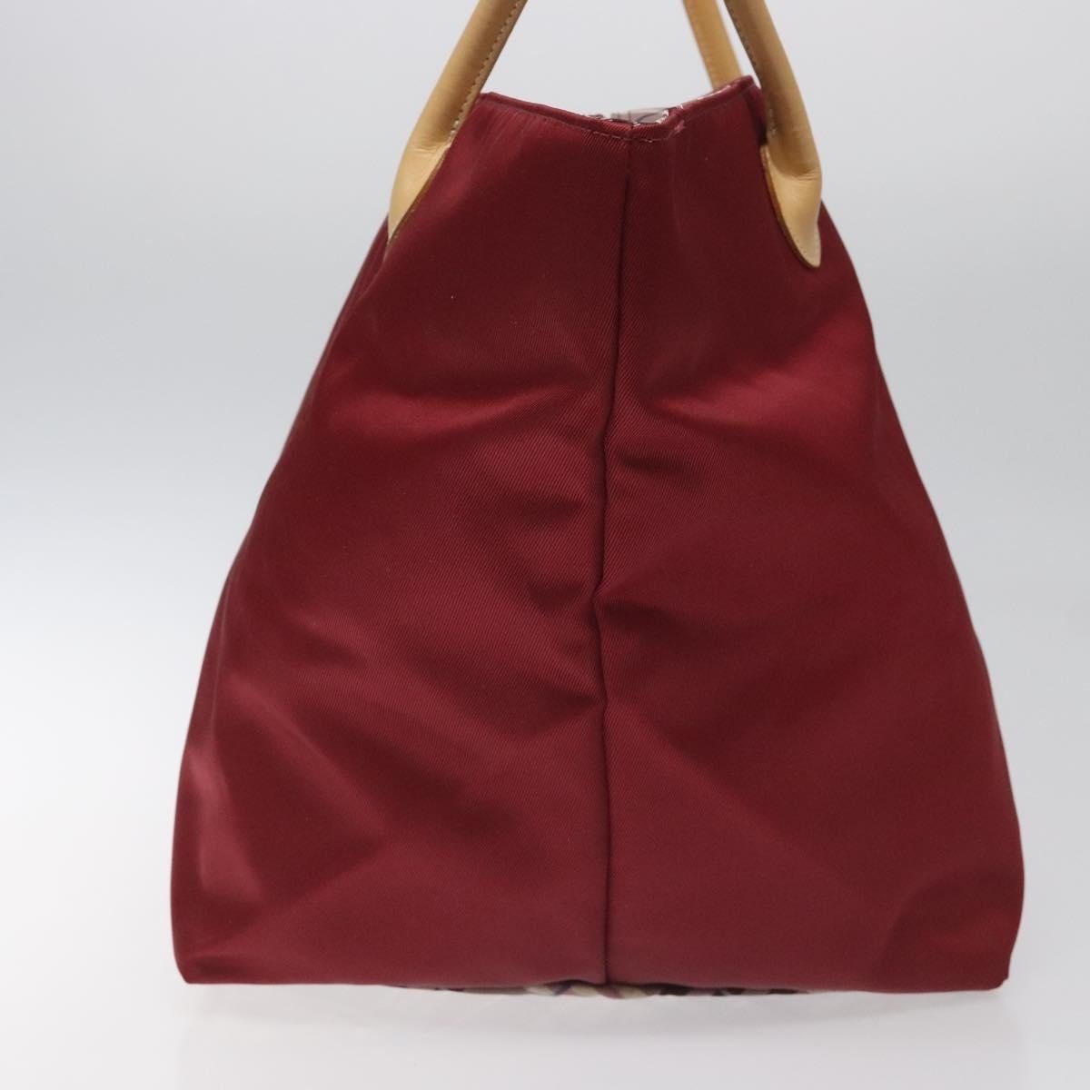 Burberry Blue Label Tote Bag Nylon Red - 4