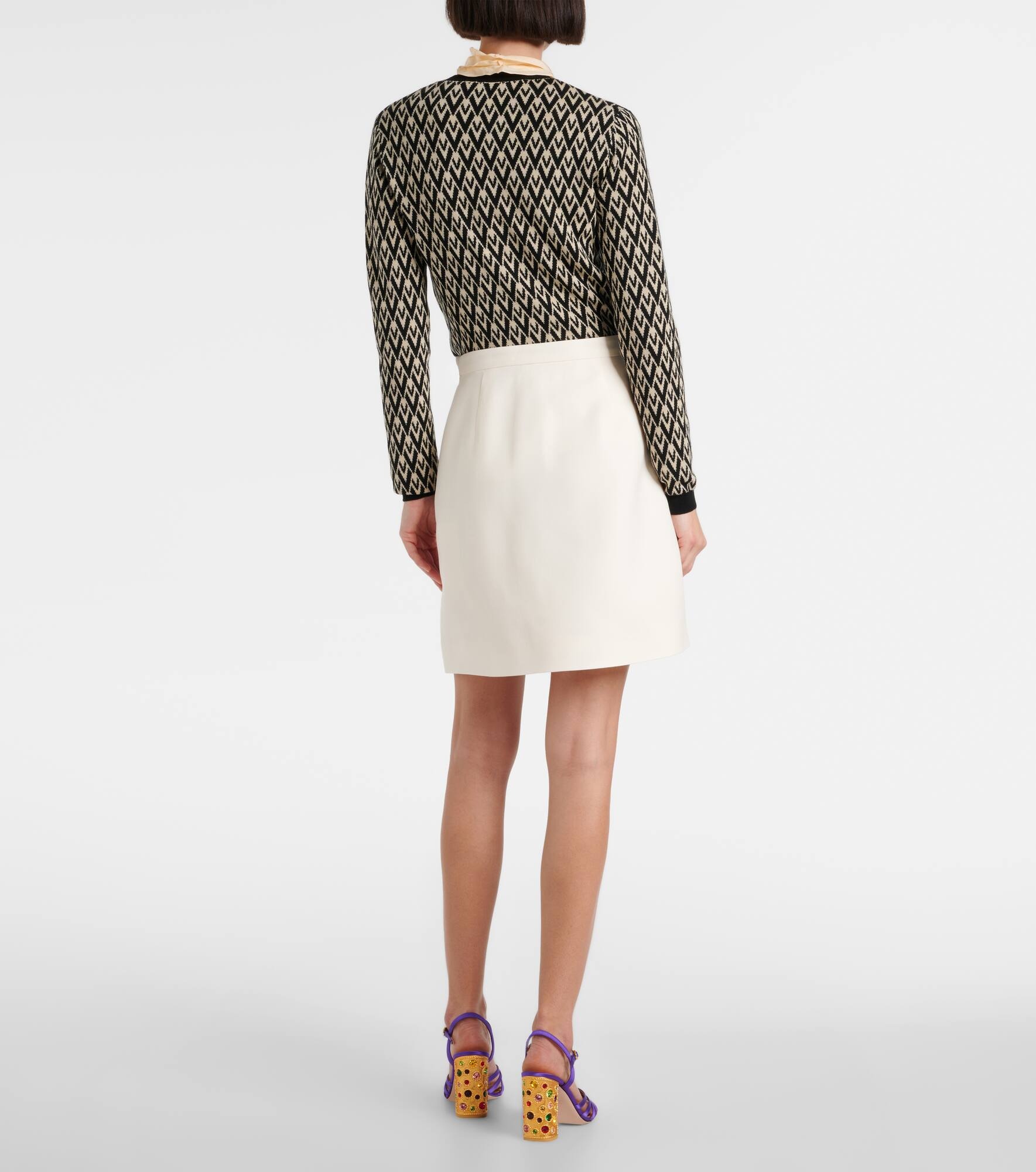 Crepe Couture miniskirt - 3
