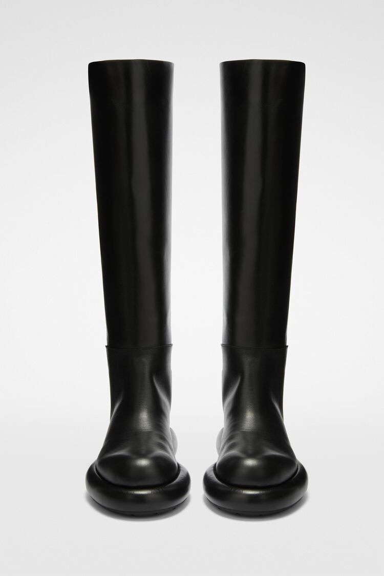 Jil Sander Black Knee Boots