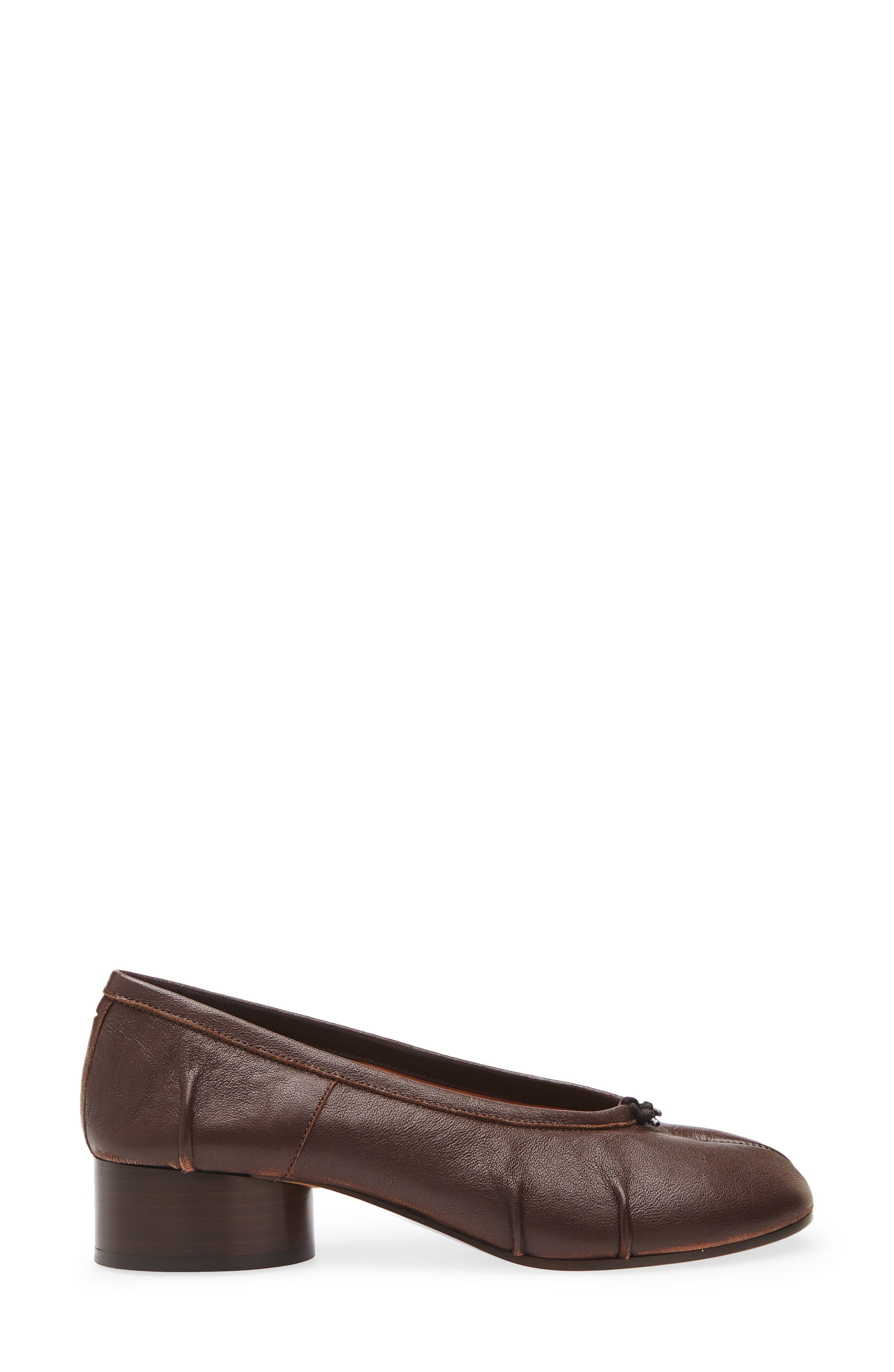 Maison Margiela Tabi Ballerina Pump in Moka at Nordstrom - 3