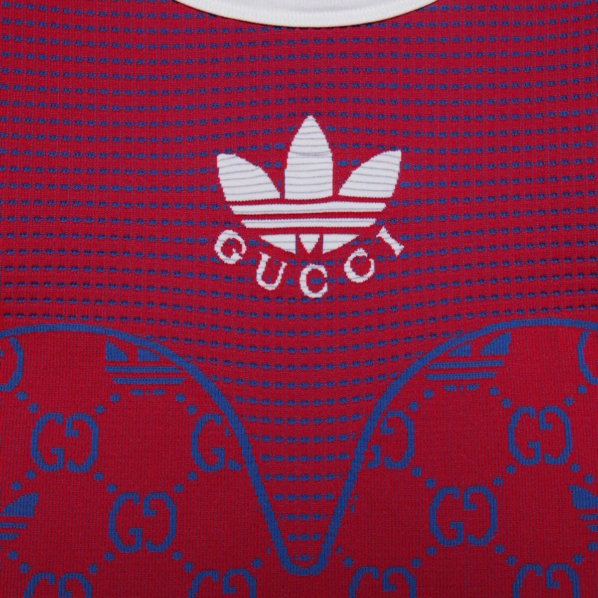 adidas x Gucci jersey cropped top - 4