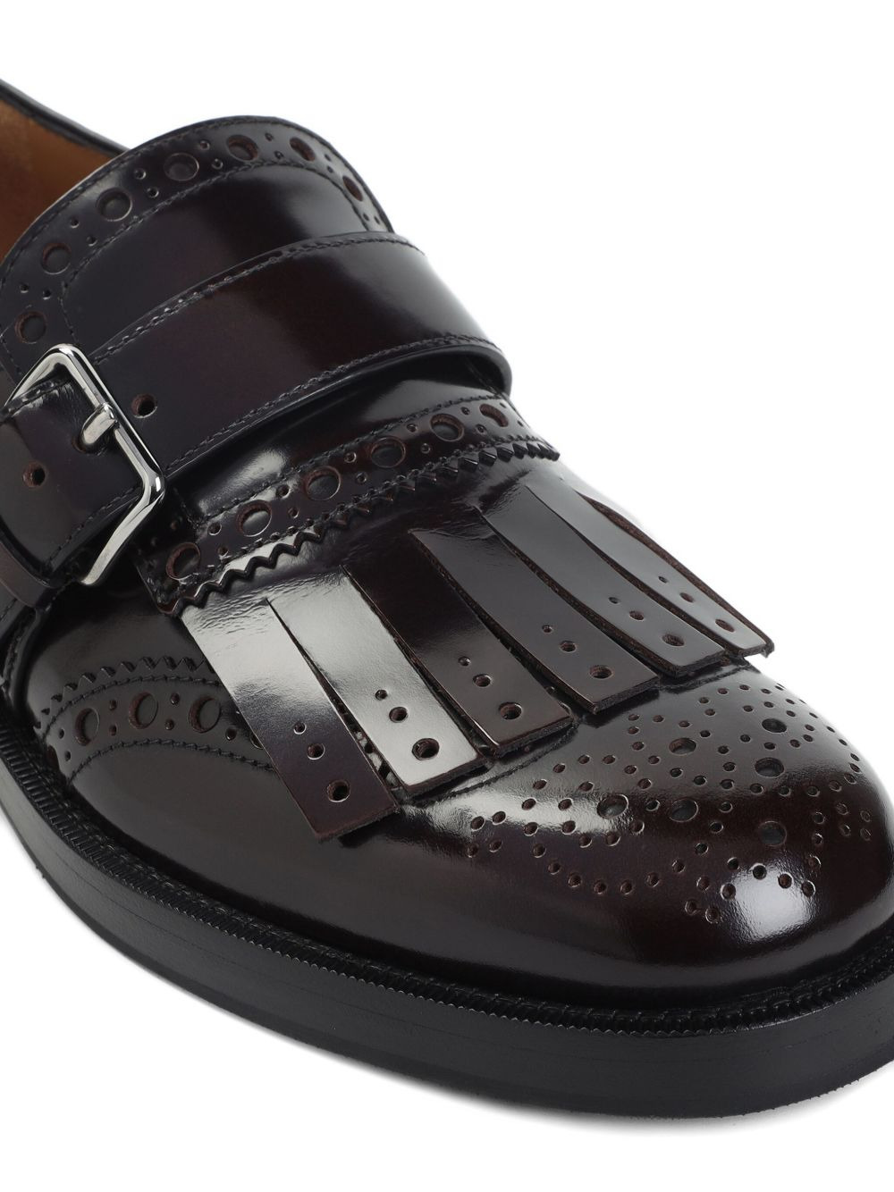 embellished brogue shoes - 4