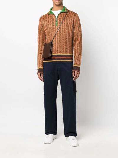 Missoni straight-leg cargo pocket trousers outlook