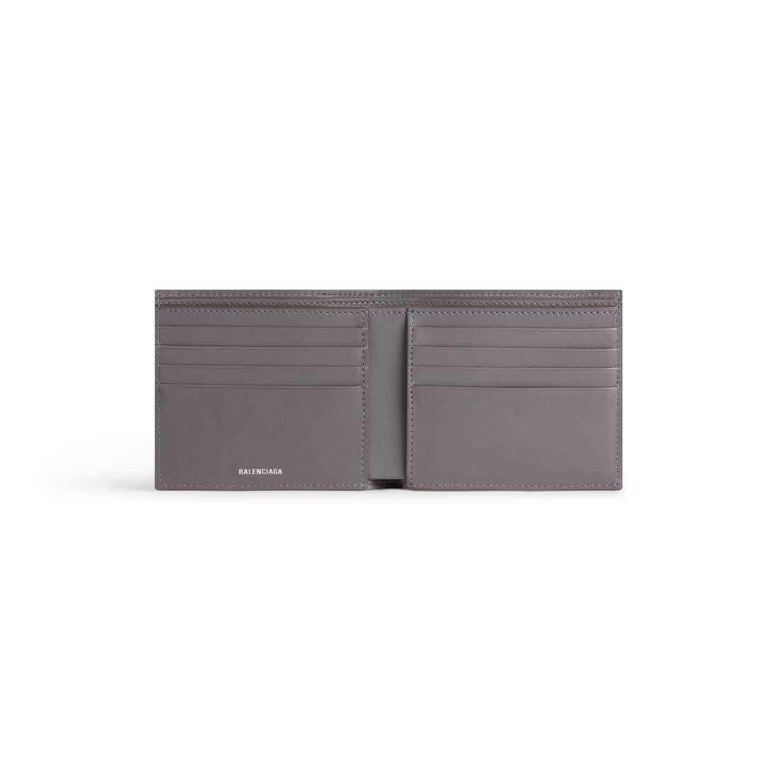 Men's Embossed Monogram Square Folded Wallet In Box  in Dark Grey - 3