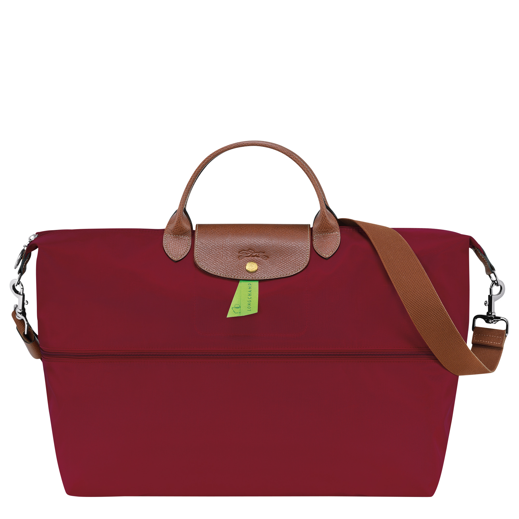 Le Pliage Original Travel bag expandable Red - Recycled canvas - 4