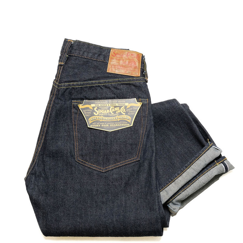 SUGAR CANE 14.25oz. DENIM - 2021 MODEL SLIM TAPERED - SC42021A outlook