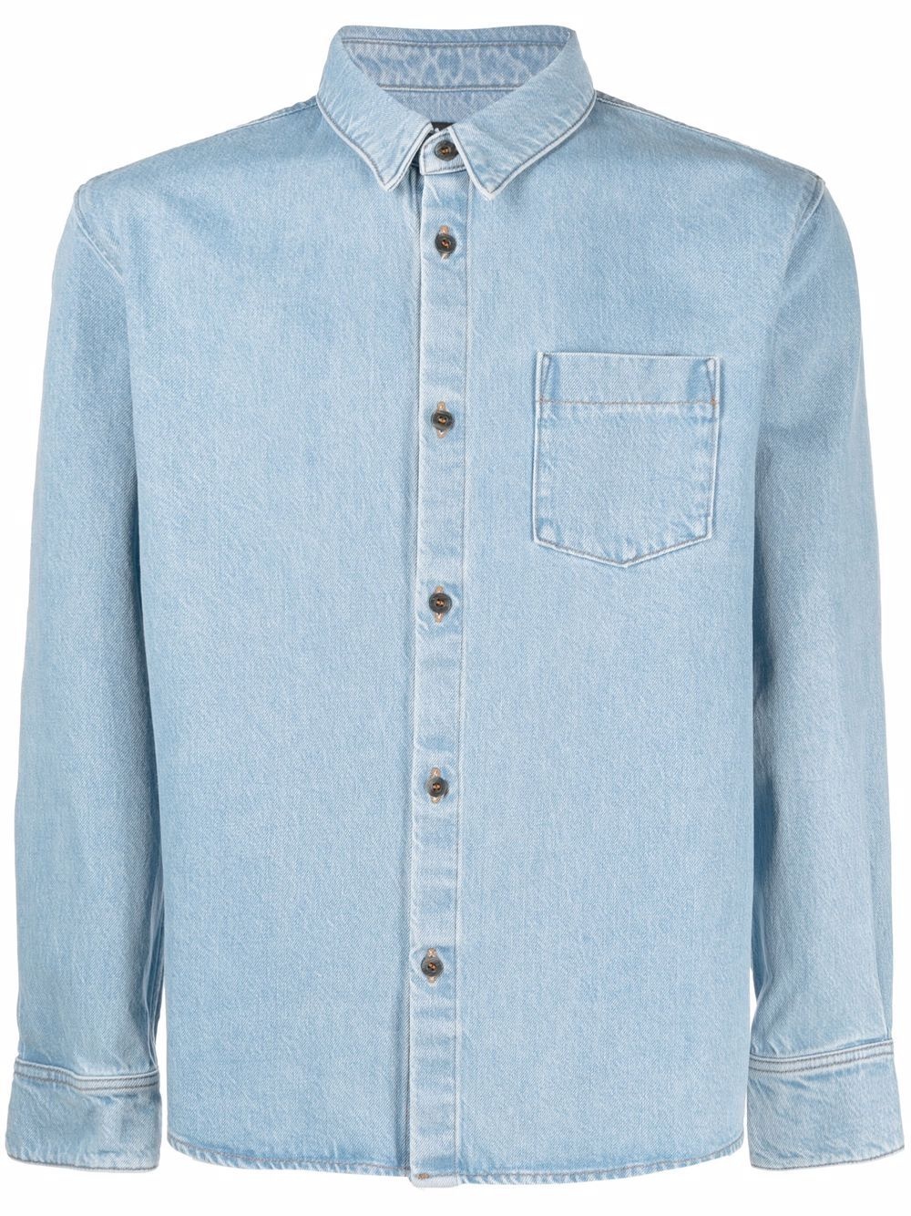 Victor denim overshirt - 1