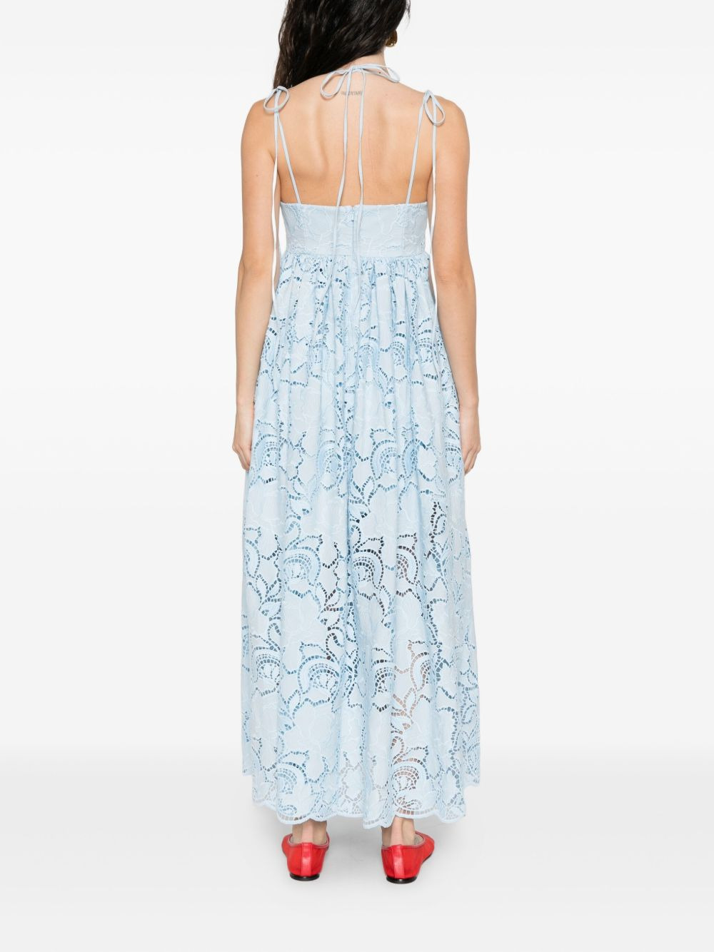 sleeveless midi dress - 4