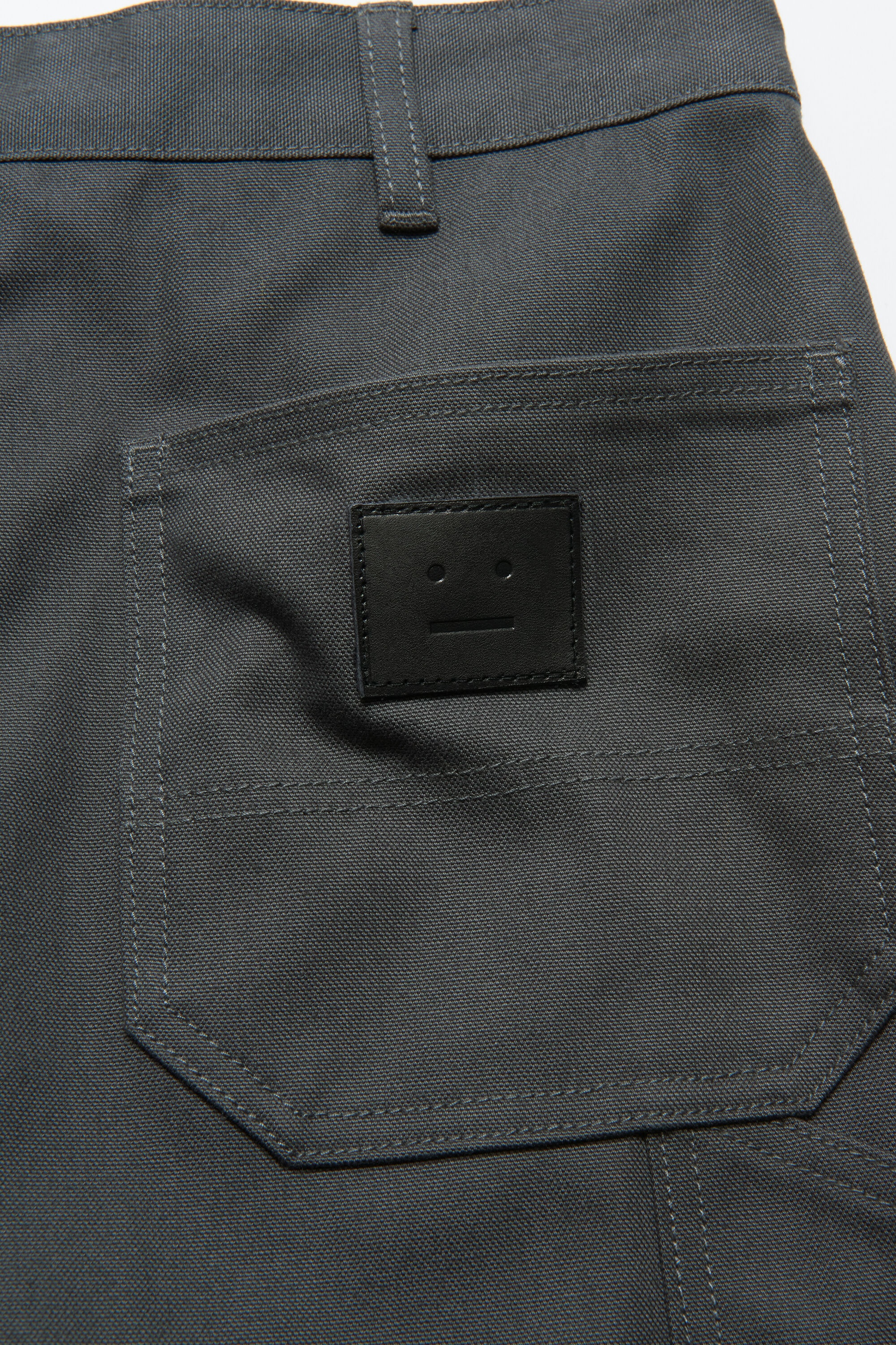 Canvas shorts - Dark grey - 6