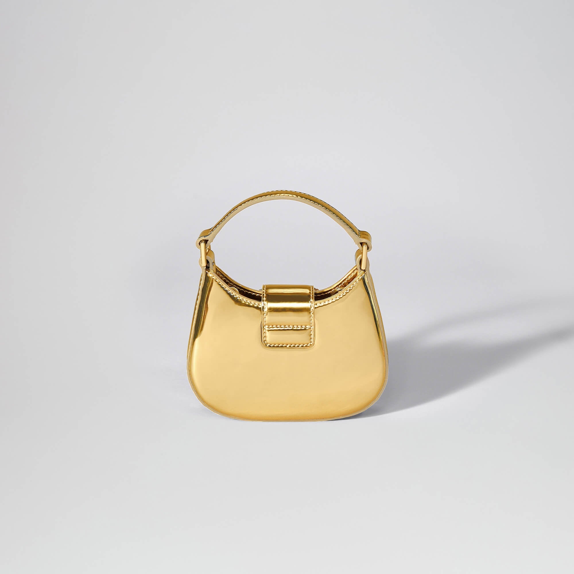 Gold Crescent Bow Micro Bag - 3