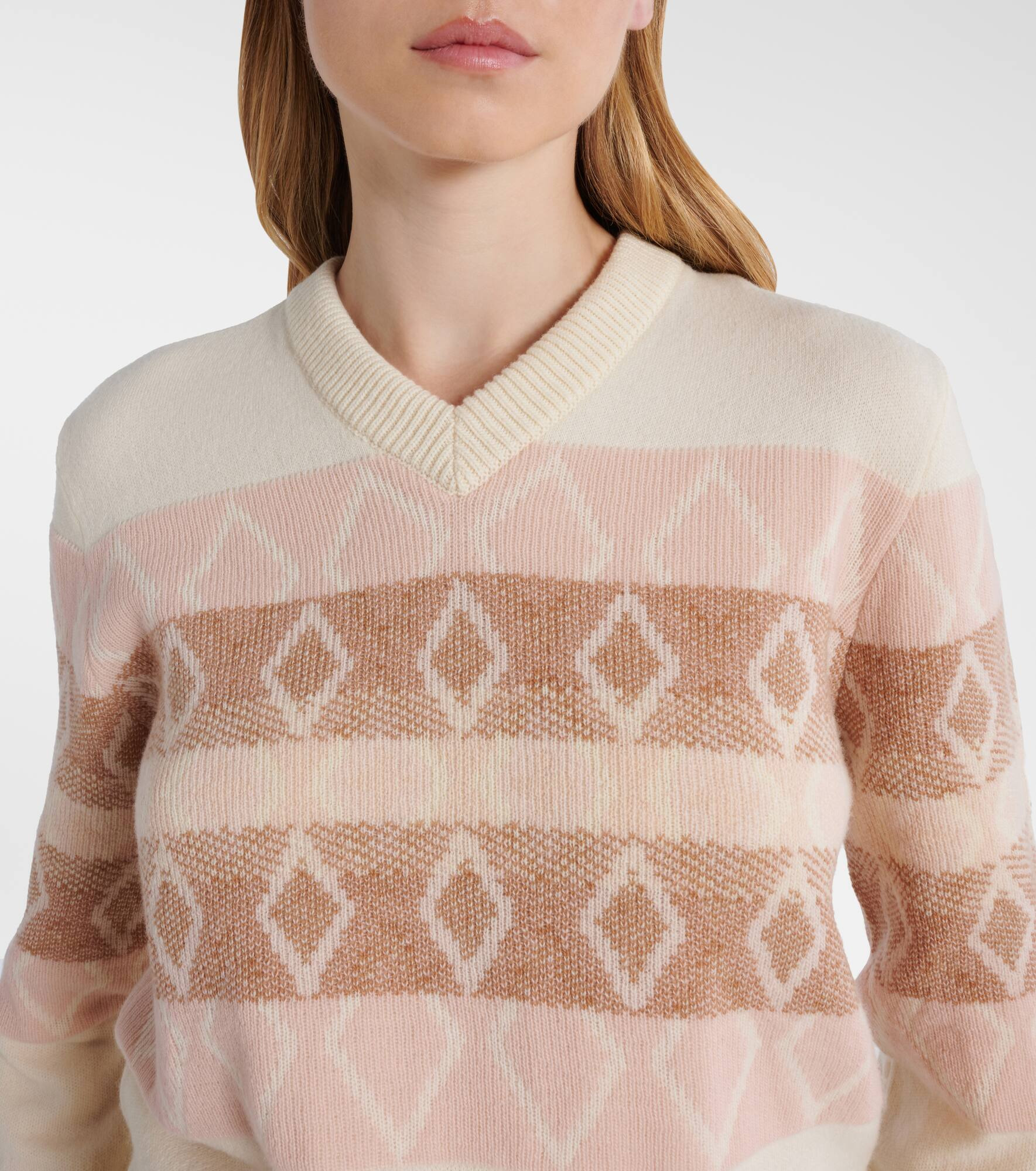 Jacquard virgin wool sweater - 4