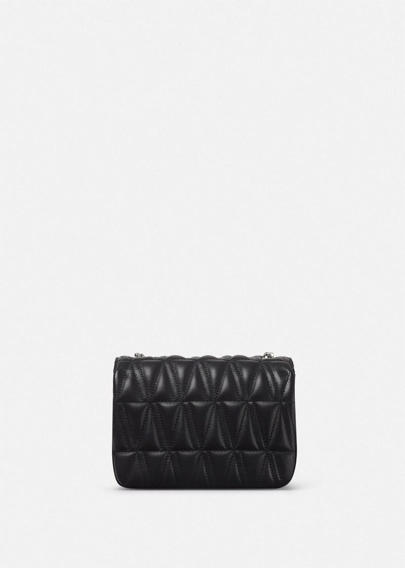 Virtus Quilted Nappa Leather Evening Bag 4