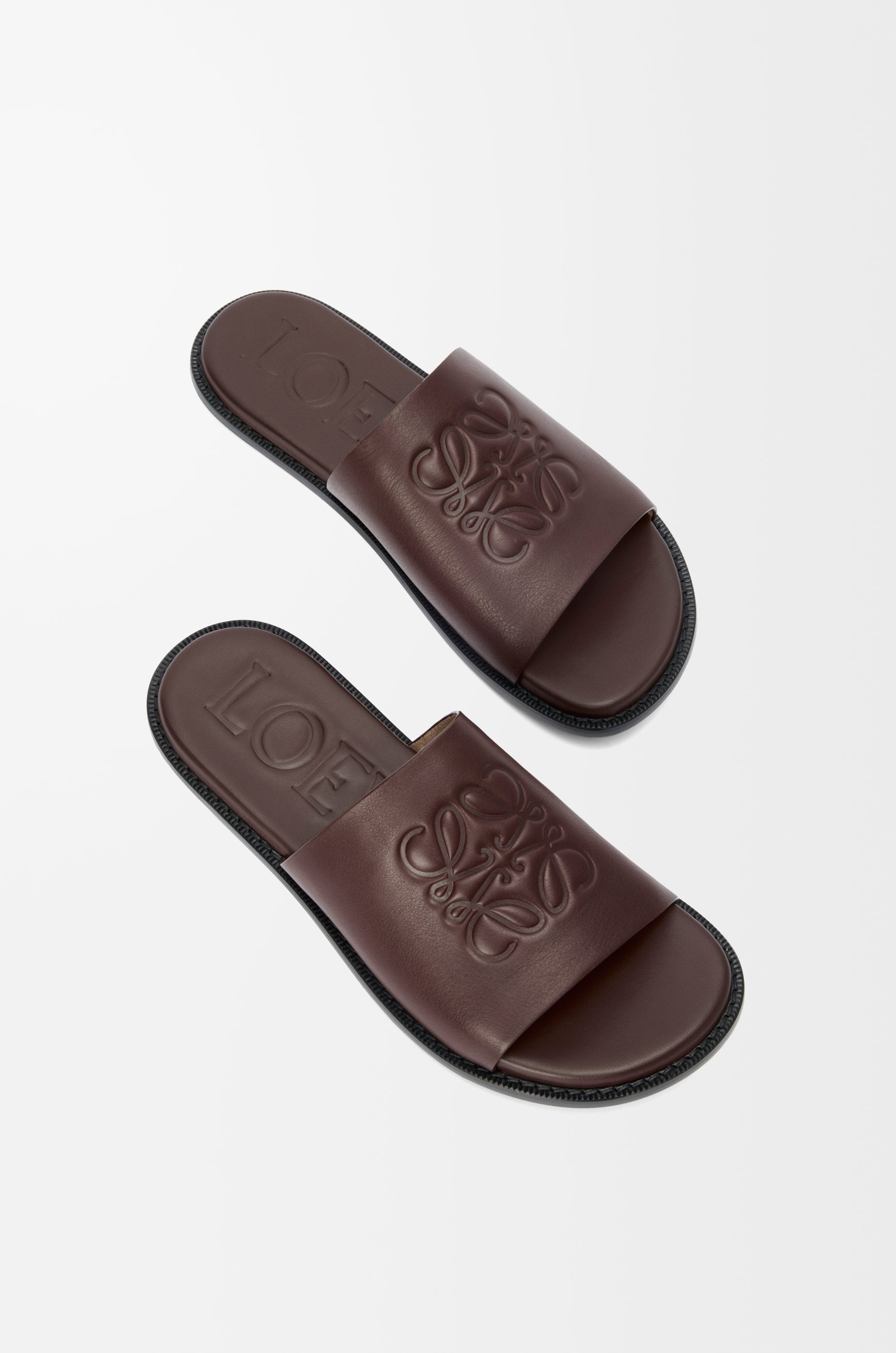 Flex Anagram slide in soft calfskin - 4