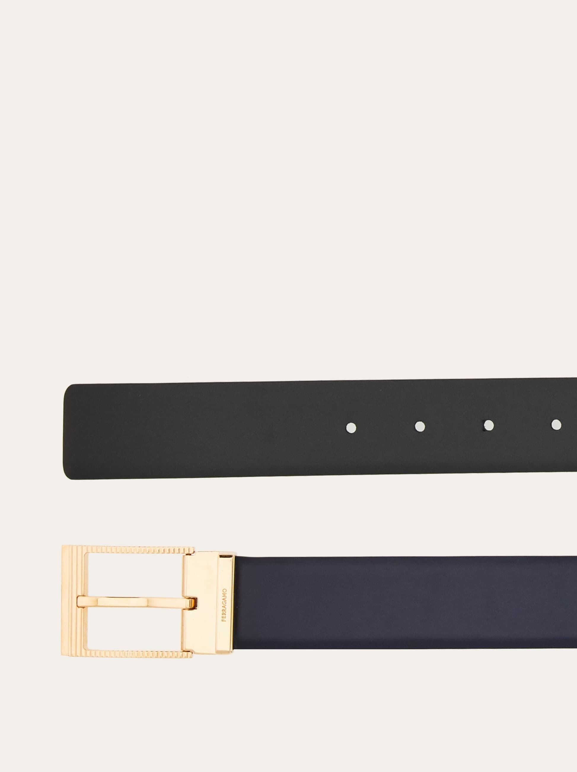 Reversible and adjustable Gancini belt - 2