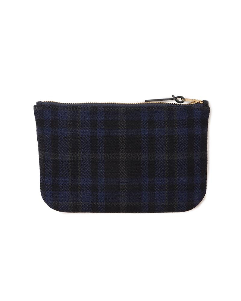 TRAVEL POUCH BUFFALO CHECK NAVY - 2