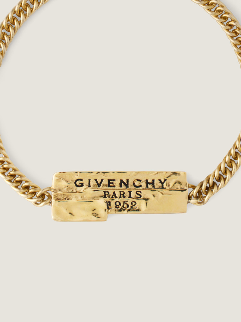 GIVENCHY TAPE BRACELET IN METAL AND ENAMEL 4