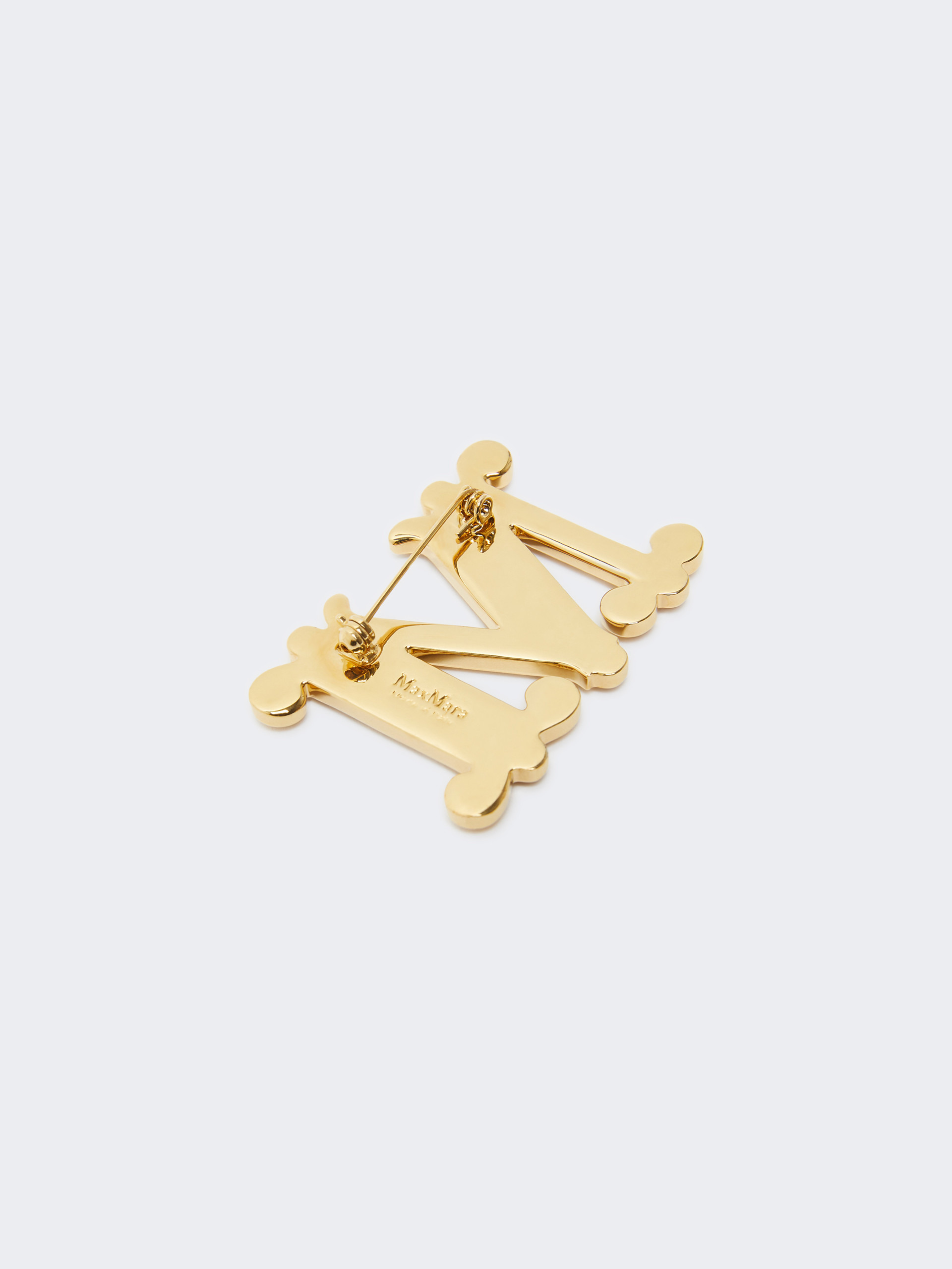 BATH2 Crystal-adorned Monogram brooch - 3