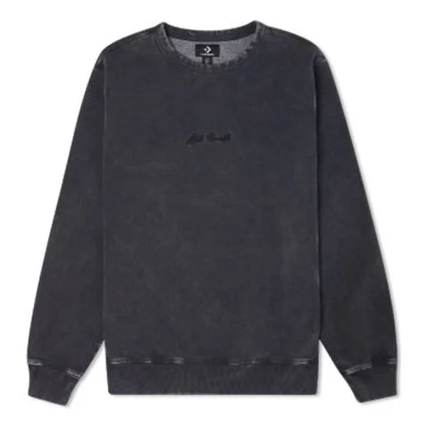 Converse Jack Purcell Pullover Crewneck Sweatshirt 'Black' 10021636-A02 - 1