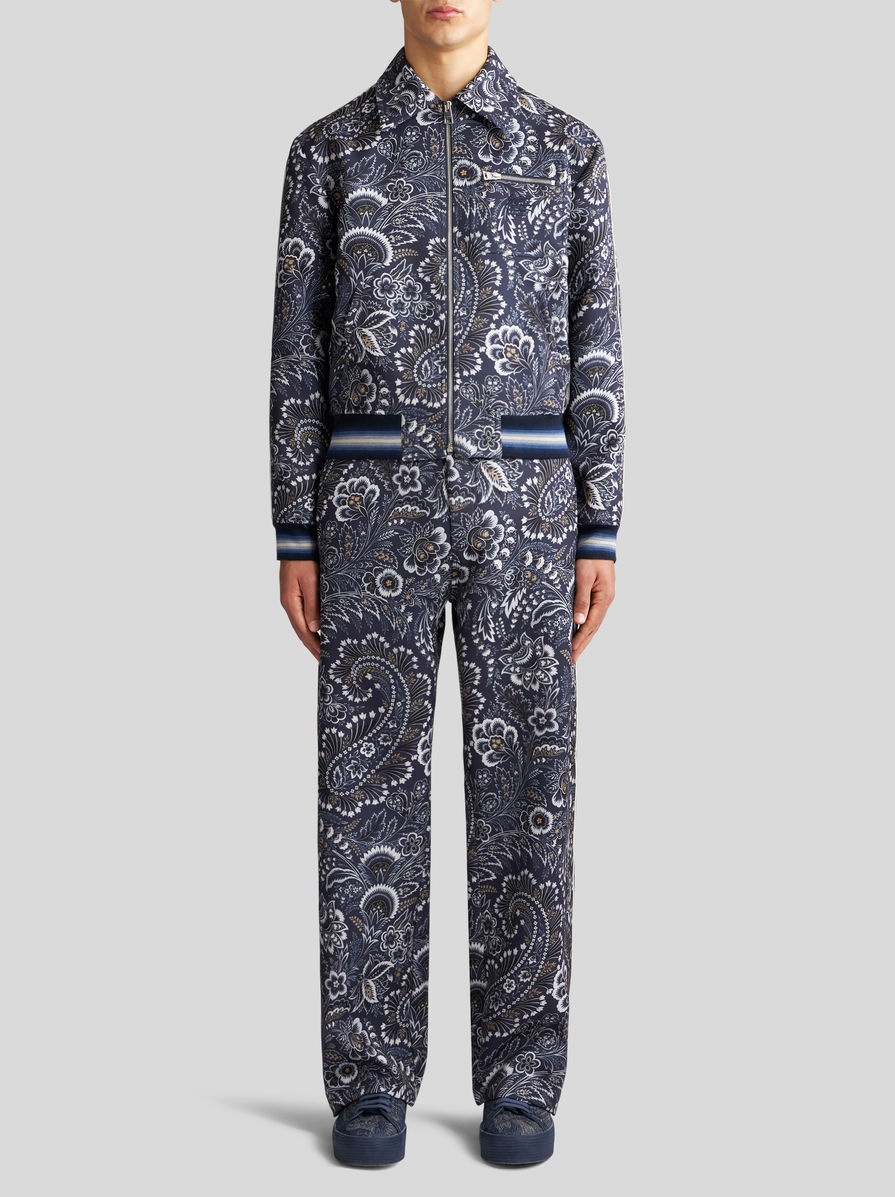 FLORAL PAISLEY JACKET - 4