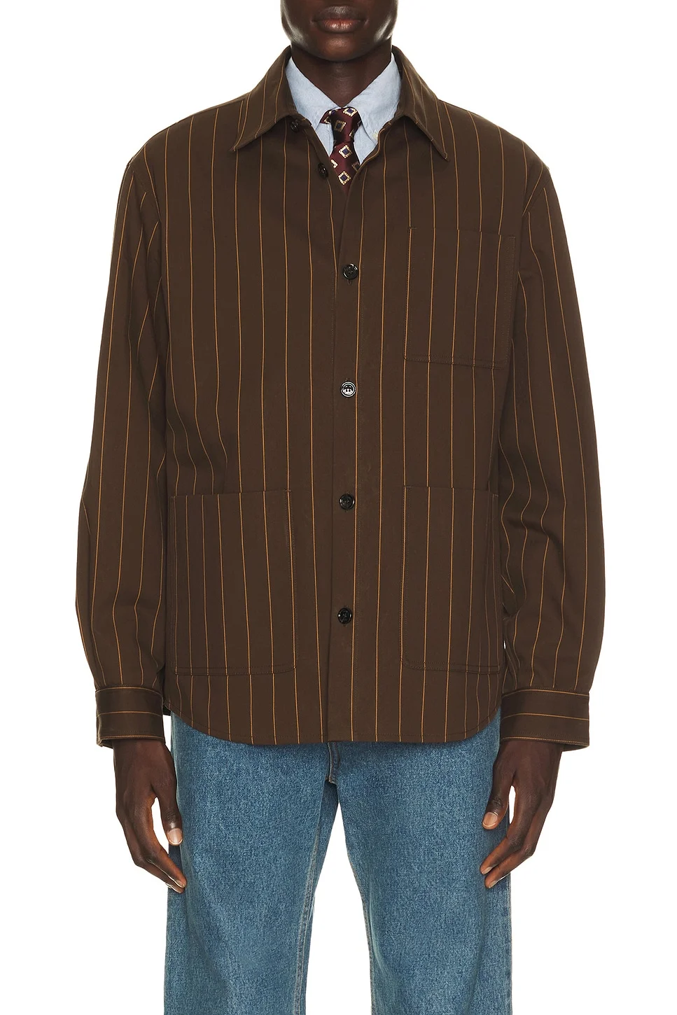 Striped Overshirt - 1