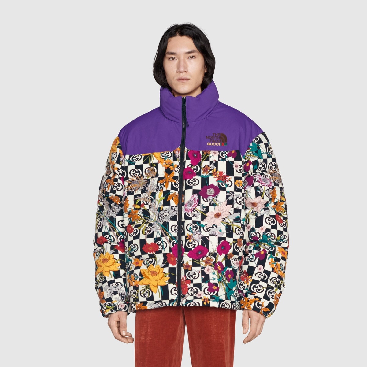 The North Face x Gucci floral down jacket - 3