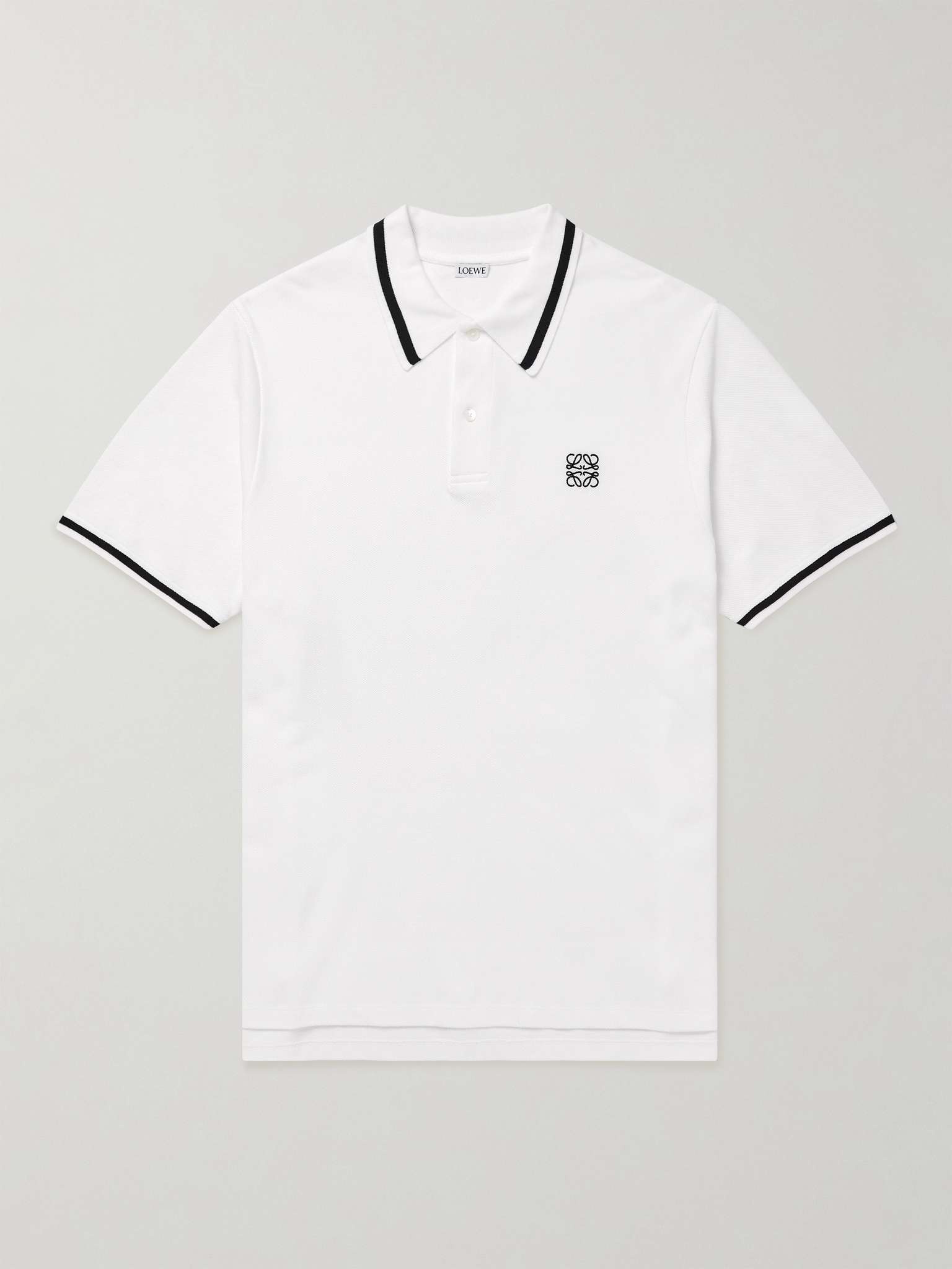 Logo-Embroidered Cotton-Piqué Polo Shirt - 1